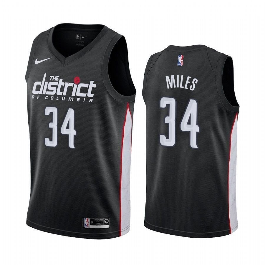Men's Washington Wizards C.J. Miles #34 City Edition Basketball Jersey Multicolor