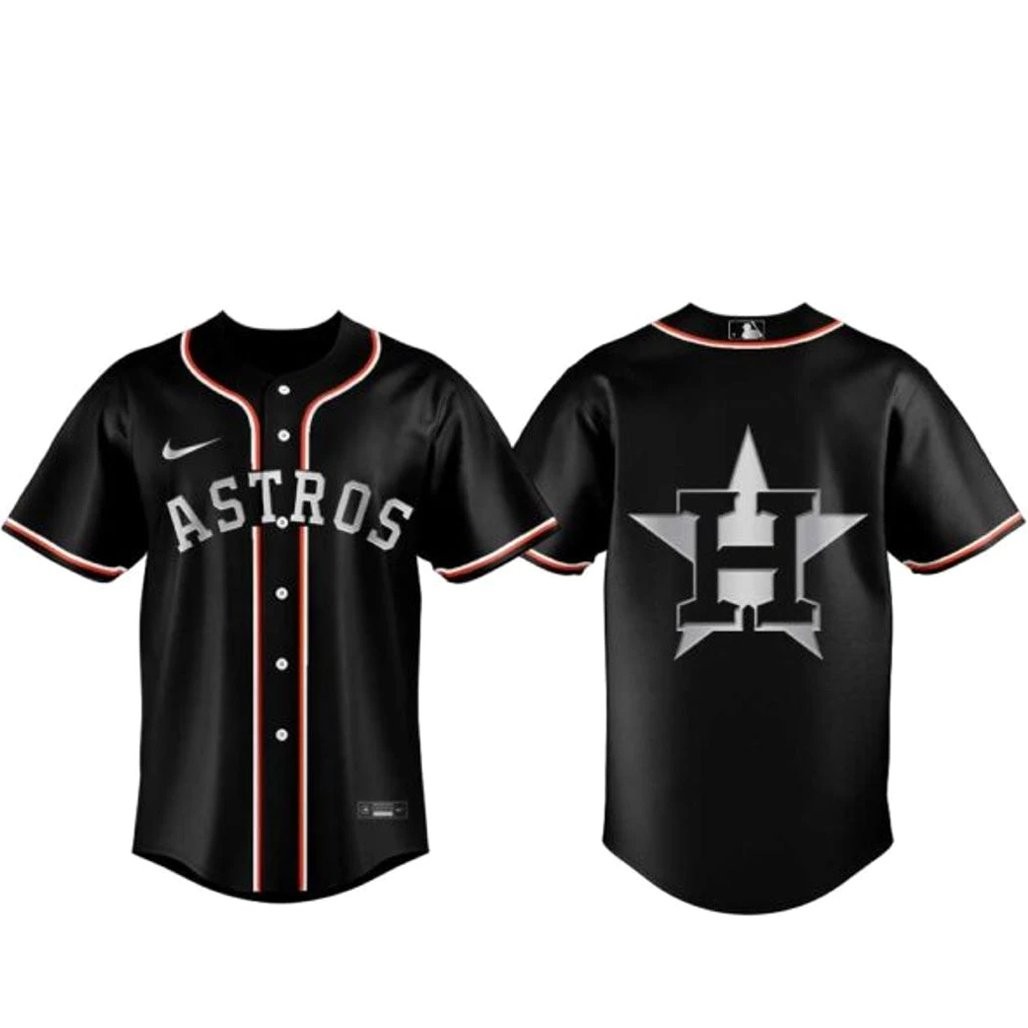 Houston Astros 2026 Back in Black Baseball Jersey