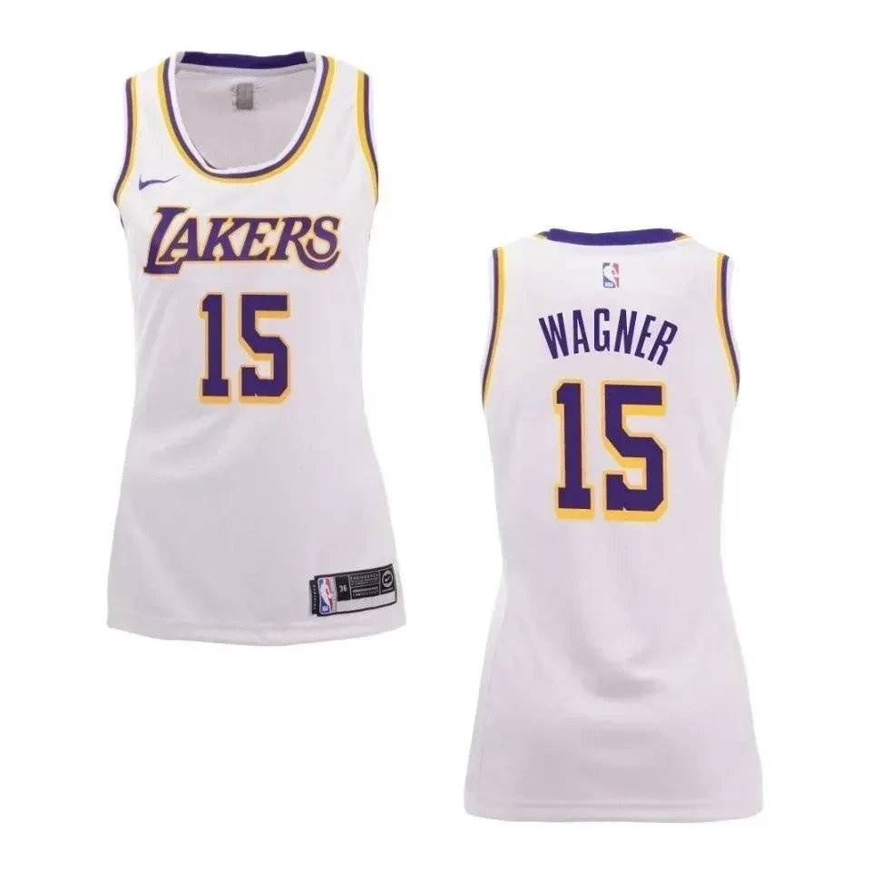 Women's Los Angeles Lakers Moritz Wagner #15 Association Swingman Jersey White