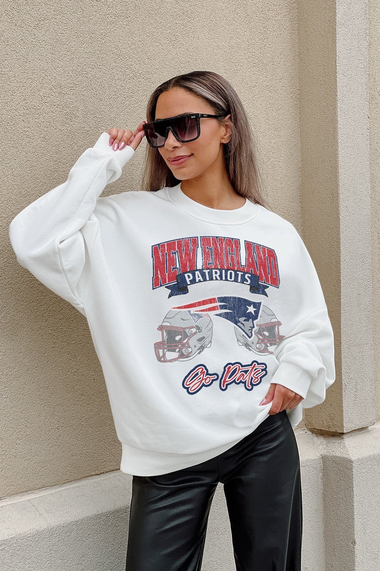 Musemora - Women's New England Patriots Sweatshirt - Football