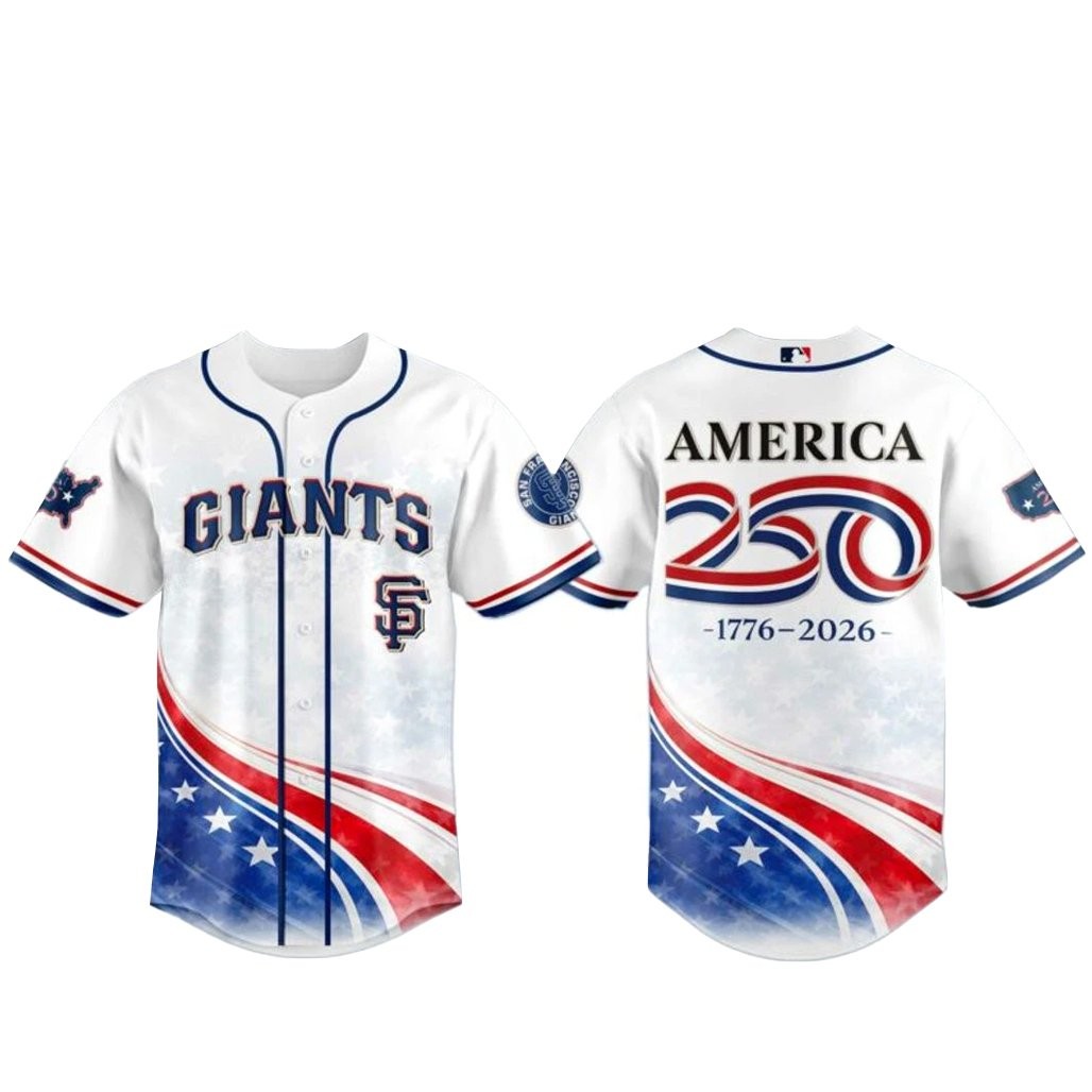San Francisco Giants America 250th Anniversary Baseball Jersey