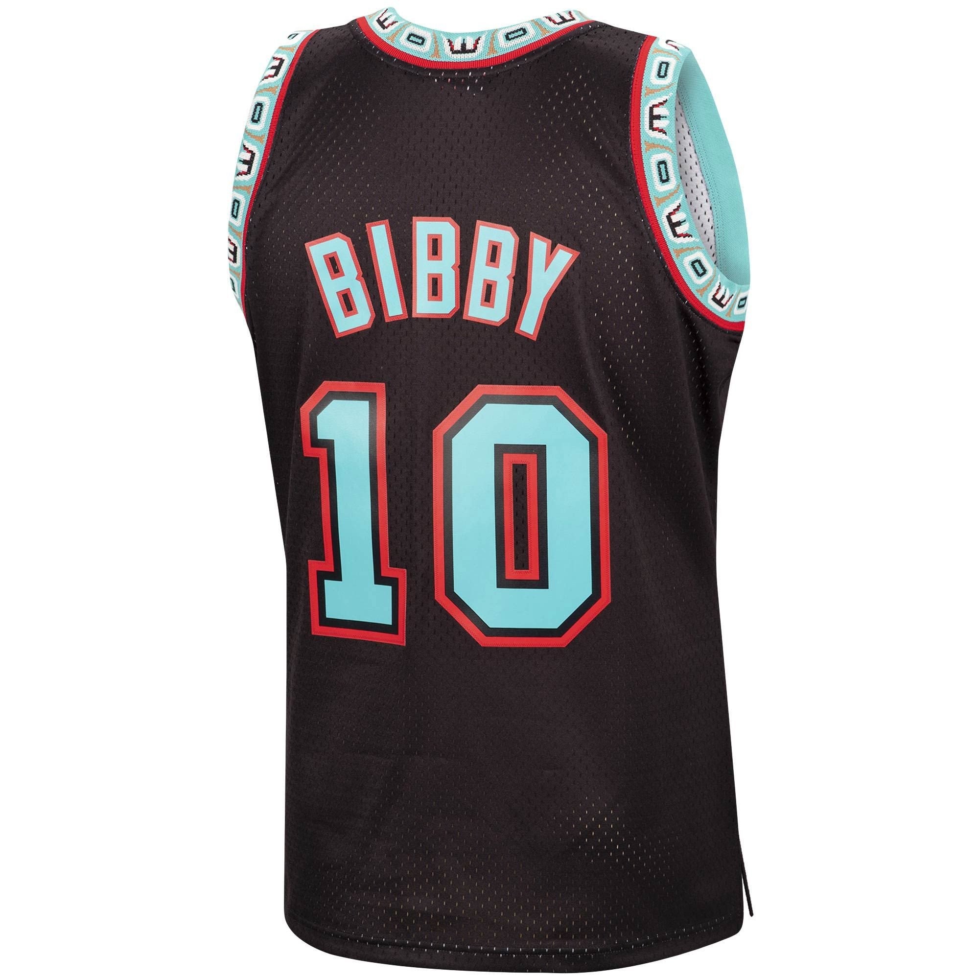 Mike Bibby Vancouver Grizzlies Mitchell Ness 1998-99 Hardwood Classics Reload Swingman Jersey - Black - Image 3