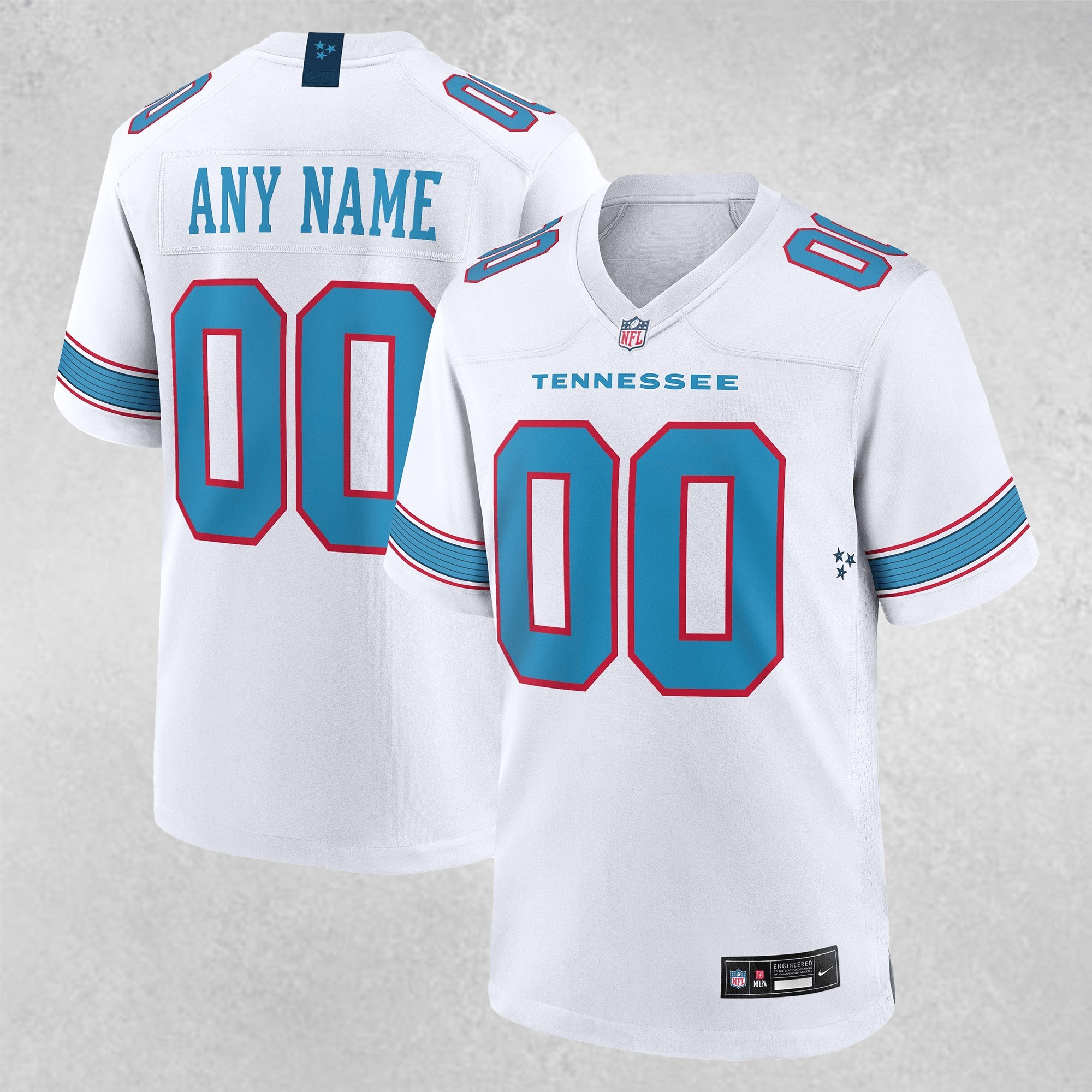 Musemora - Men's Tennessee Titans Jersey - Game Day Football