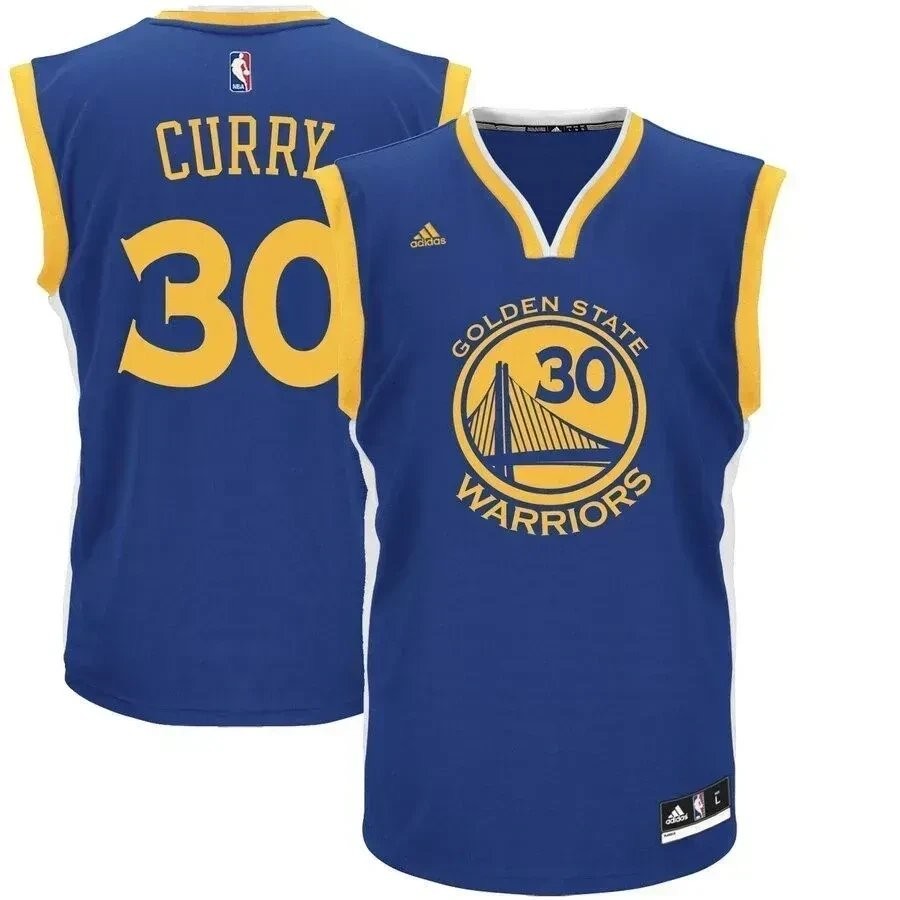Stephen Curry Golden State Warriors Road Jersey Royal Blue Unisex