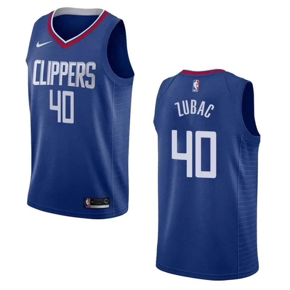 Men's Los Angeles Clippers Ivica Zubac #40 Icon Swingman Jersey Blue