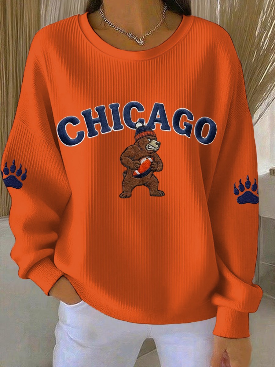 Musemora - Unisex Chicago Bears Sweatshirt - Game Day Football