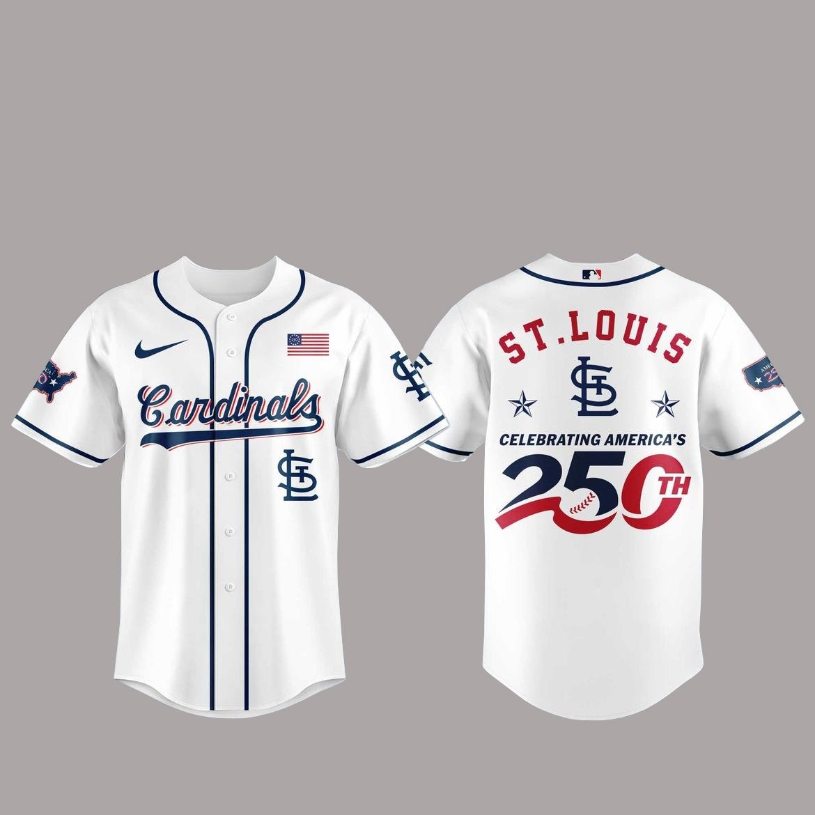 St.Louis Cardinals America 250th Anniversary Of USA 2026 Baseball Jersey