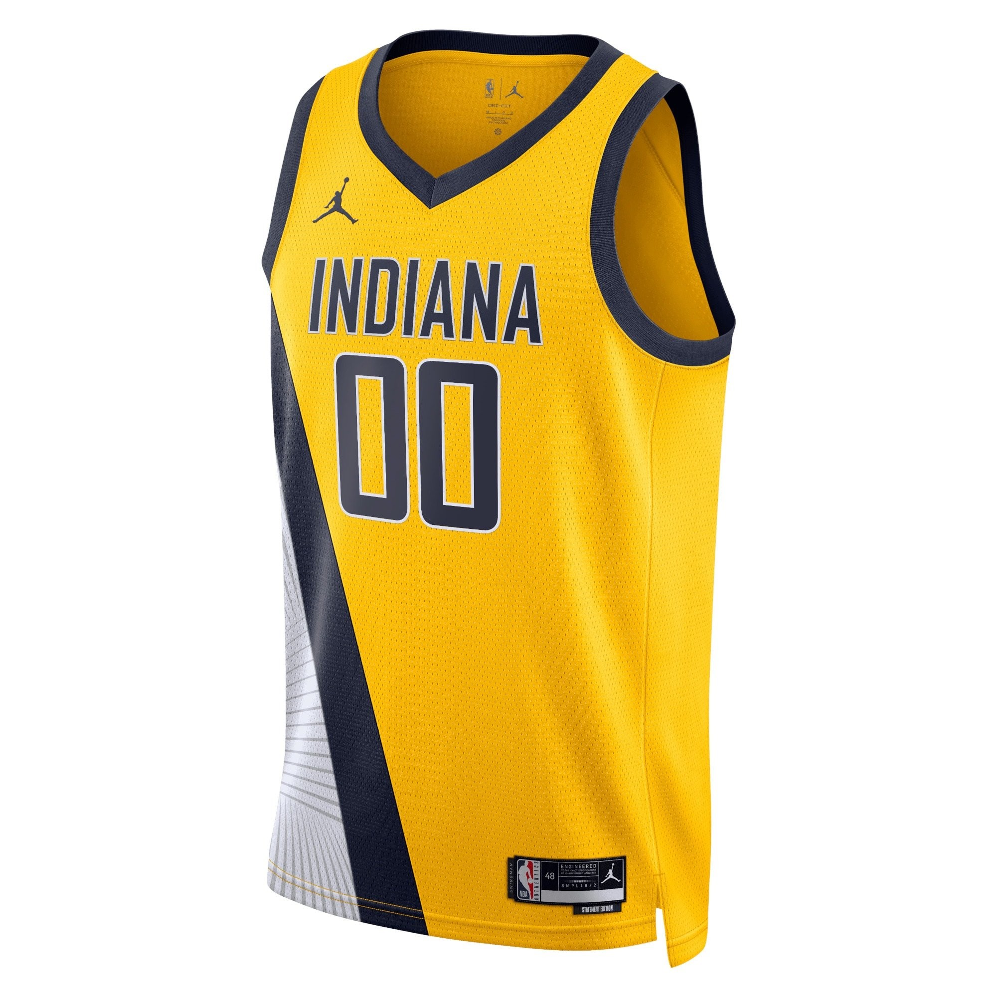 Indiana Pacers Jordan Statement Swingman Custom Jersey Unisex Multicolor