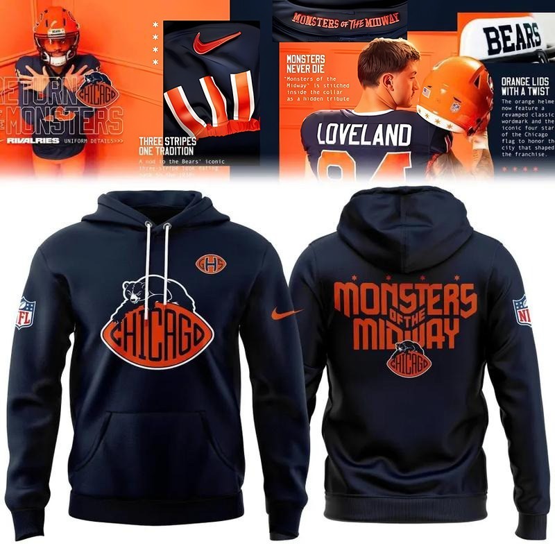 Musemora - Unisex Chicago Bears Hoodie