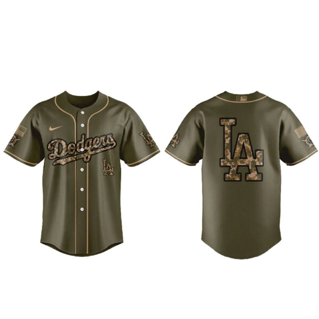Los Angeles Dodgers Armed Forces Day 2026 Baseball Jersey