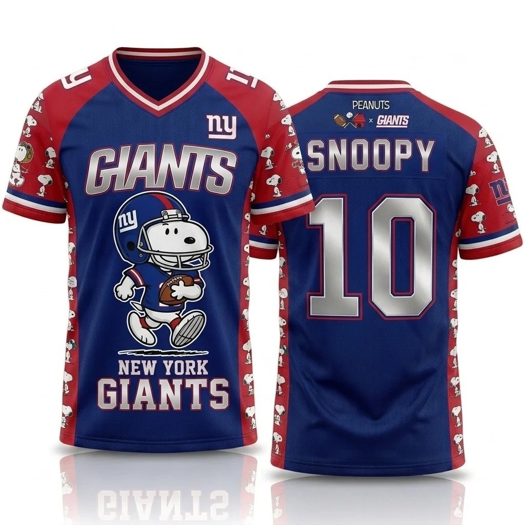 Musemora - Unisex New York Giants Jersey - Game Day Football