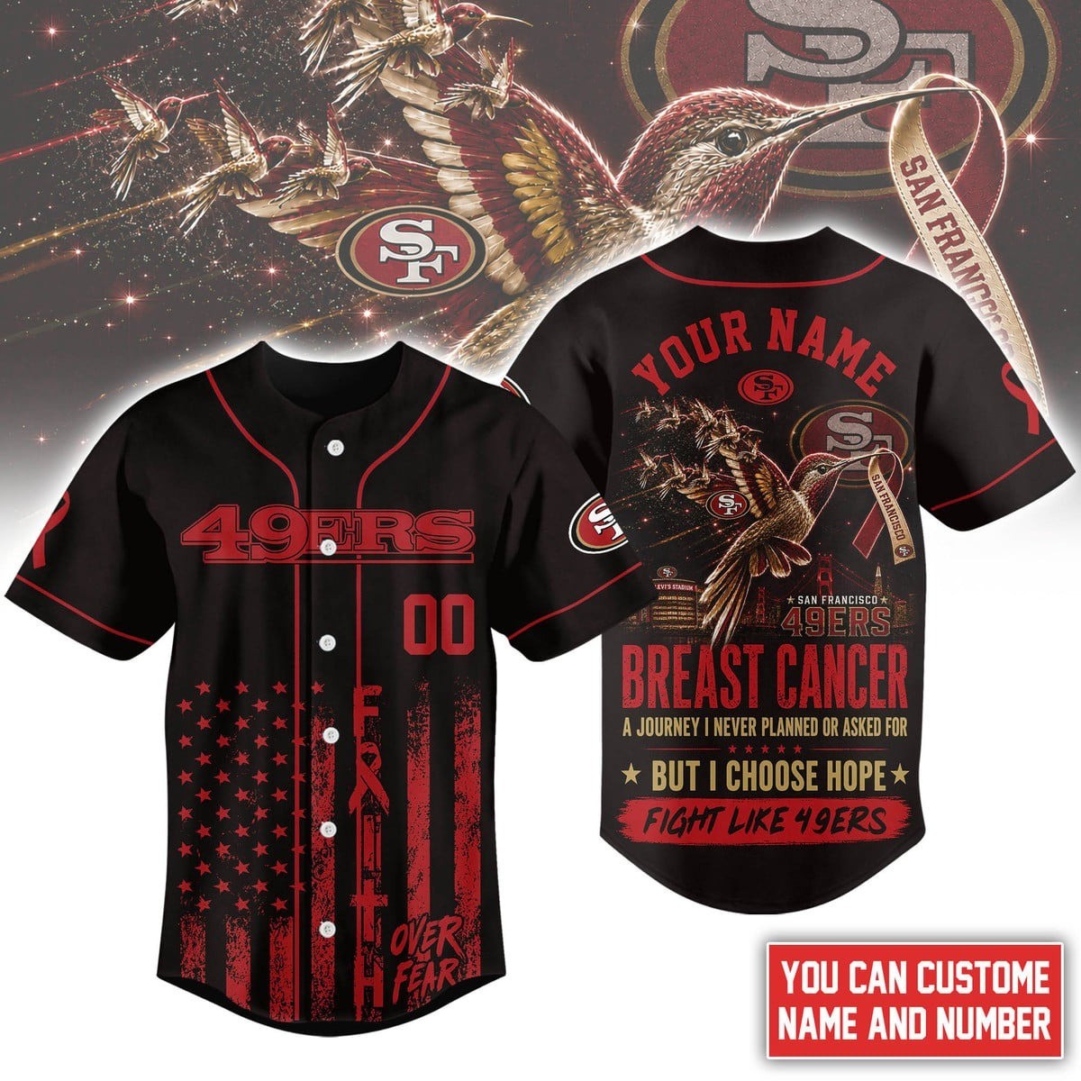 Musemora - Unisex San Francisco 49ers Jersey