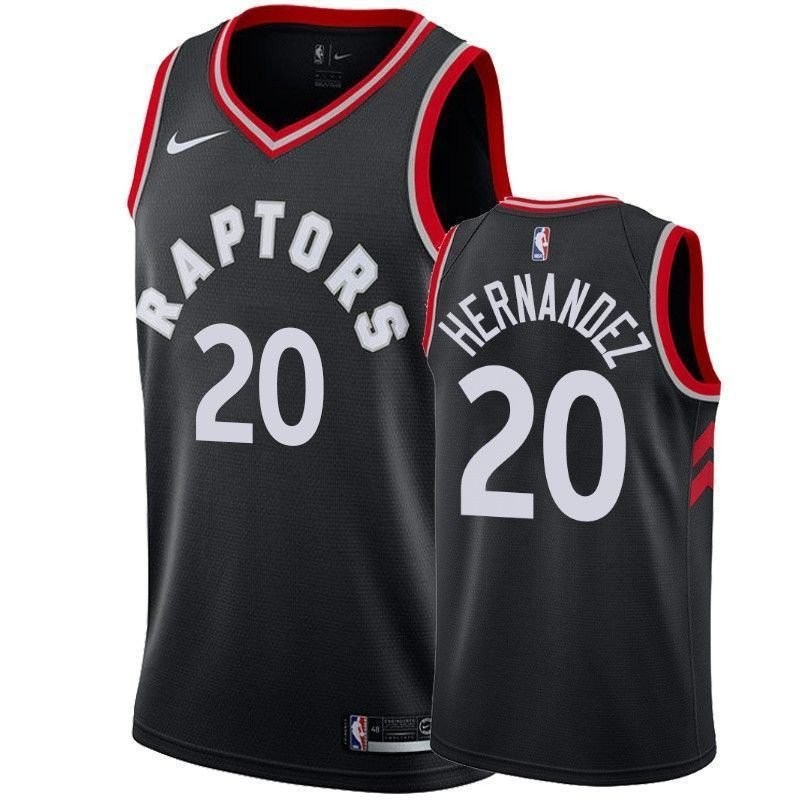 Men's Toronto Raptors Dewan Hernandez #20 Stitched Jersey Multicolor S-3XL
