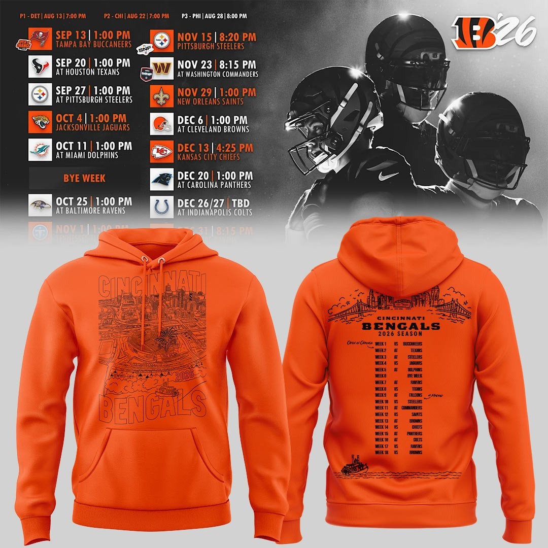 Musemora - Unisex Cincinnati Bengals Hoodie - Football