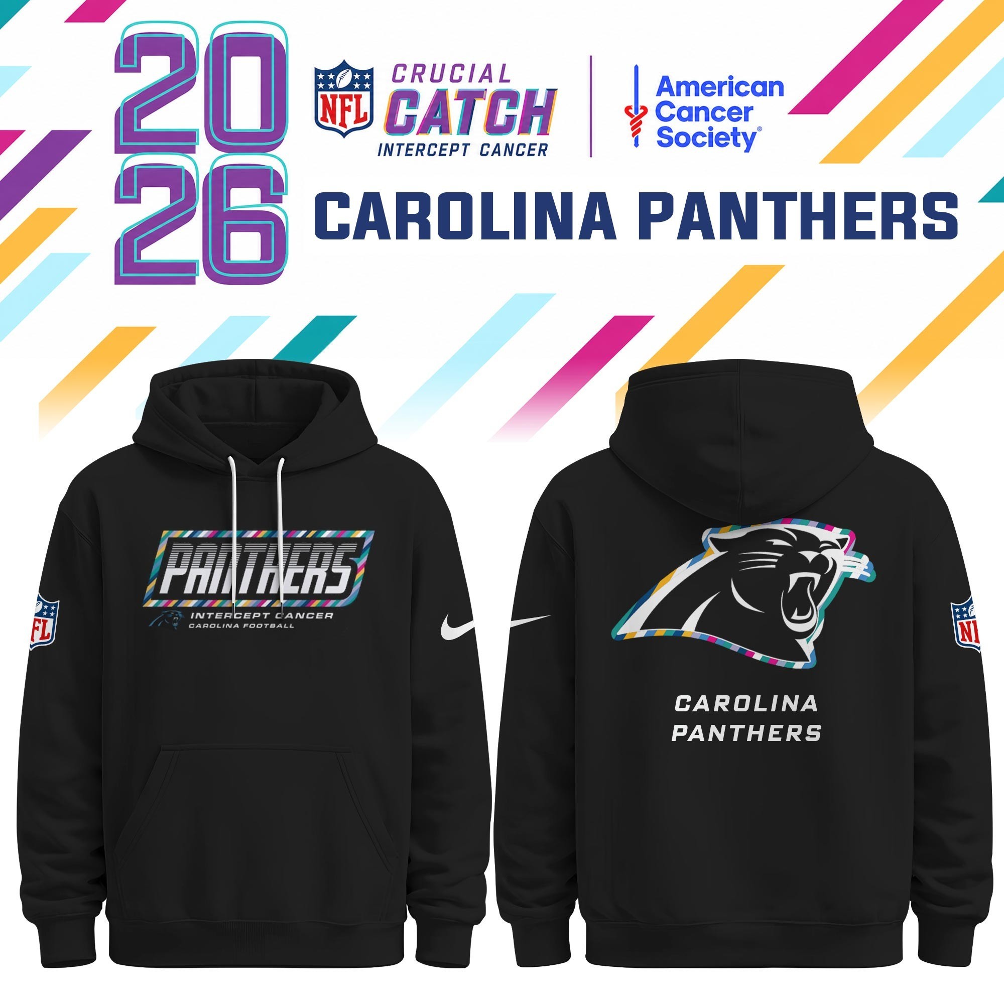 Musemora - Unisex Carolina Panthers Hoodie - Football