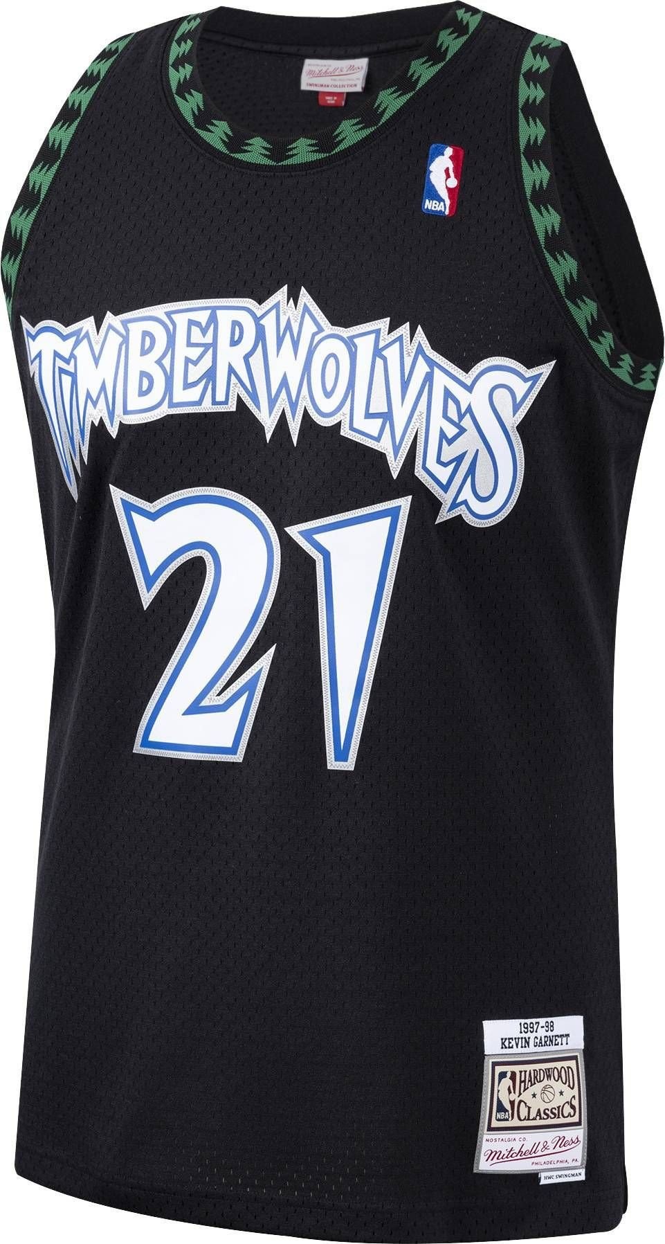 Mitchell Ness Men's Minnesota Timberwolves Kevin Garnett 21 Swingman Jersey - Image 2