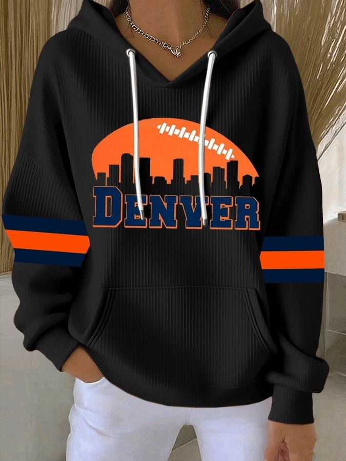 Musemora - Women's Denver Broncos Hoodie - Game Day