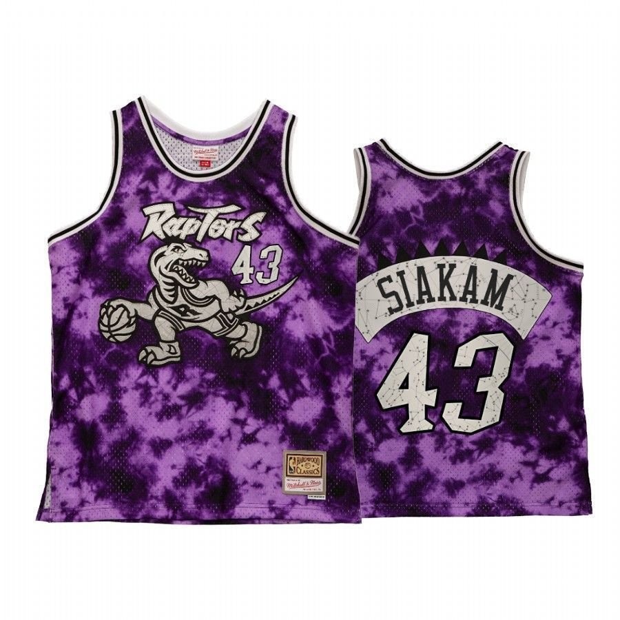 Men's Toronto Raptors Pascal Siakam Galaxy Constellation Jersey Purple Throwback