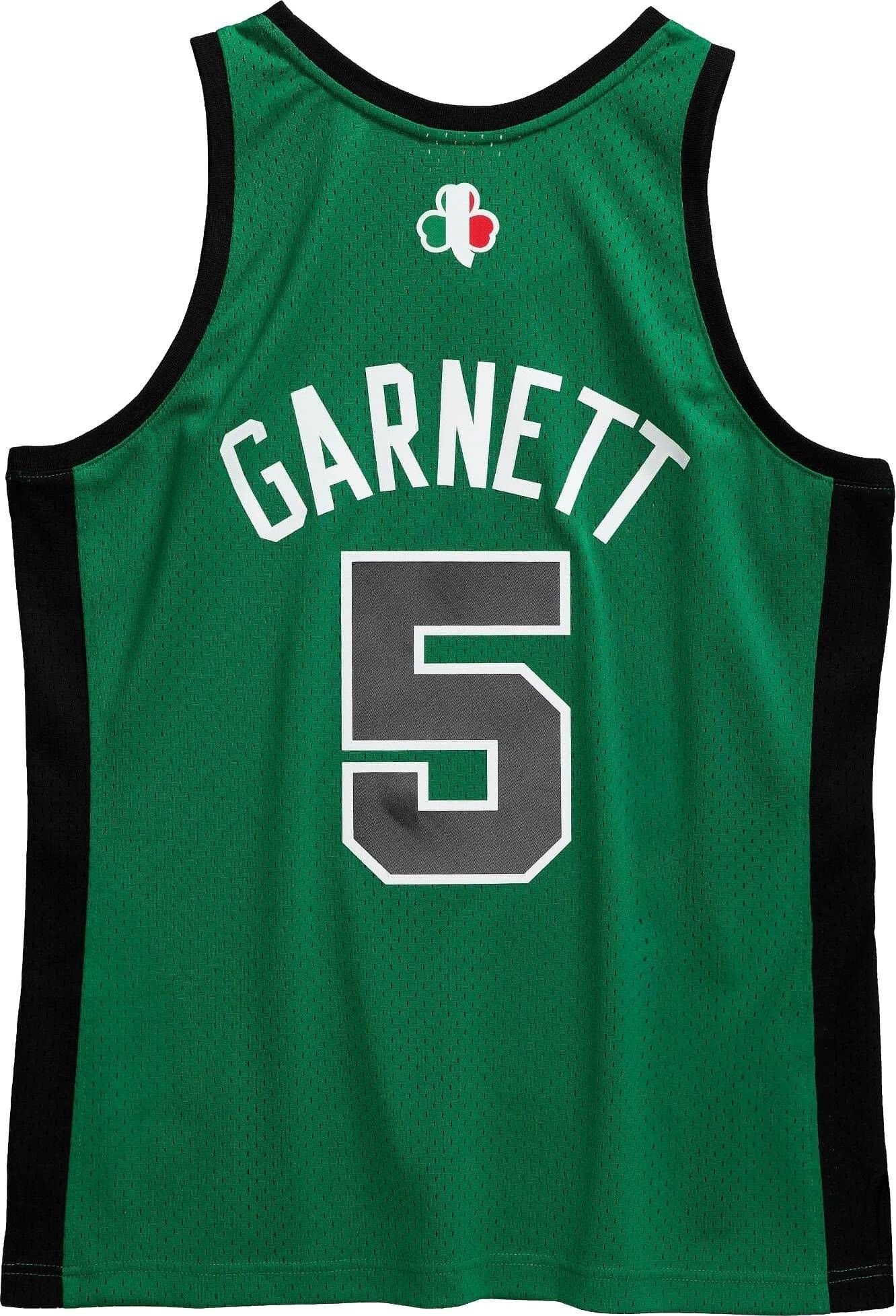 Mitchell Ness Men's Boston Celtics Kevin Garnett 5 Swingman Green Jersey - Image 3