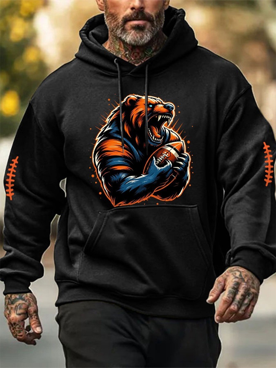 Musemora - Unisex Chicago Bears Hoodie - Game Day Football