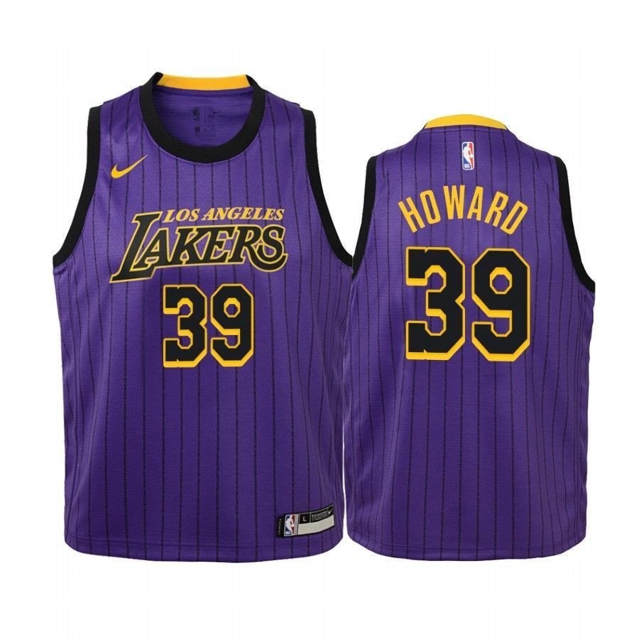 Youth Dwight Howard Los Angeles Lakers City Jersey Purple Multicolor