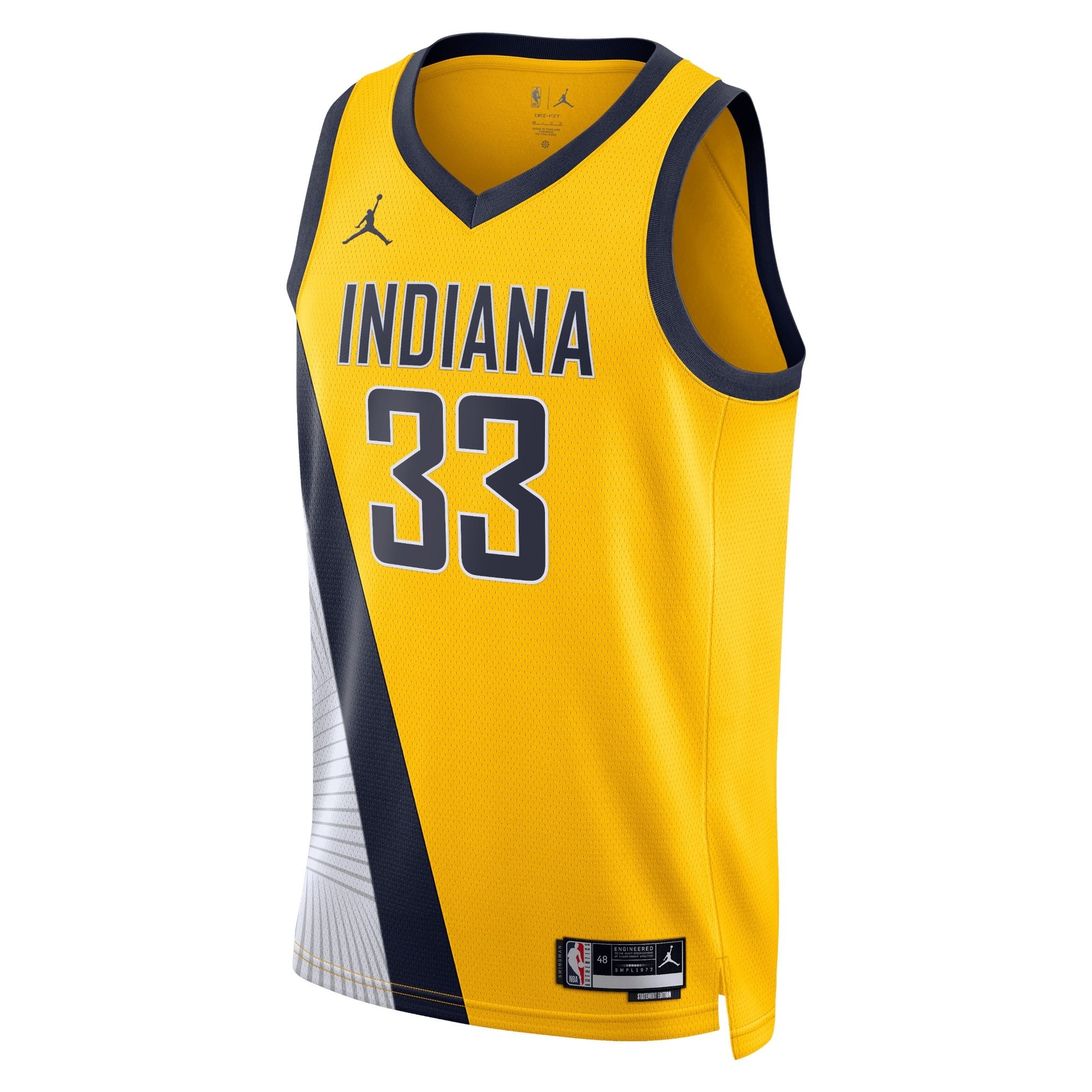 Indiana Pacers Myles Turner Statement Edition Swingman Jersey Navy Unisex