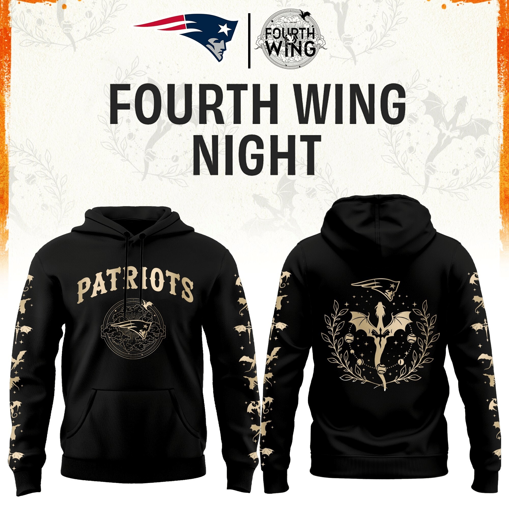 Musemora - Men's New England Patriots Hoodie