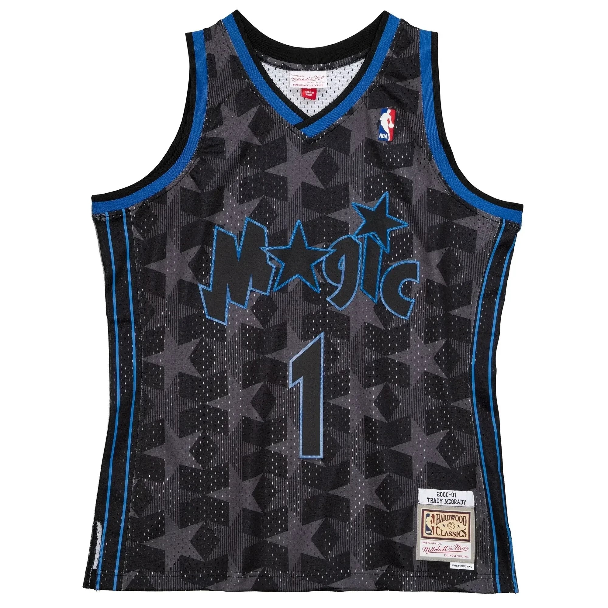 Tracy Mcgrady Orlando Magic Mitchell Ness 2000-01 Hardwood Classics Reload 2.0 Swingman Jersey - Black - Image 2