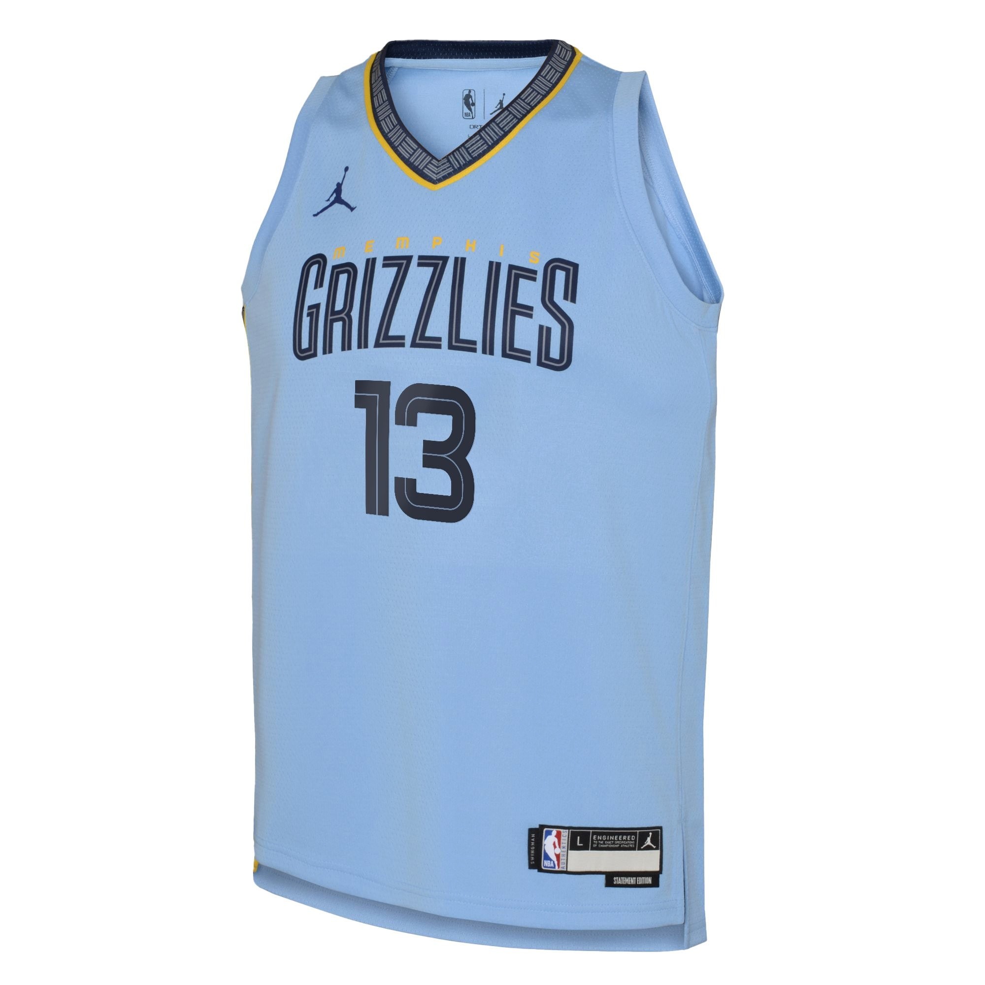 Memphis Grizzlies Jordan Statement Edition Swingman Jersey 22 Light Blue Jaren Jackson Jr Youth