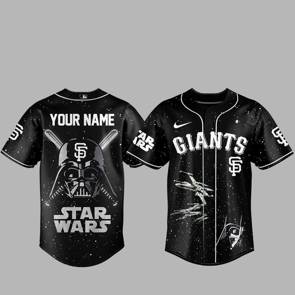 Custom Name San Francisco Giants x Star Wars 2026 Baseball Jersey