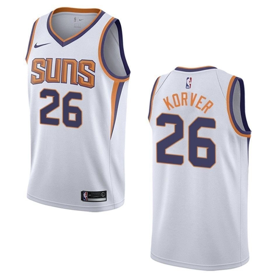 Men's Phoenix Suns Kyle Korver #26 Association Swingman Jersey White