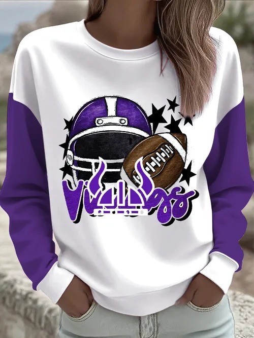 Musemora - Women's Minnesota Vikings Sweatshirt - Football