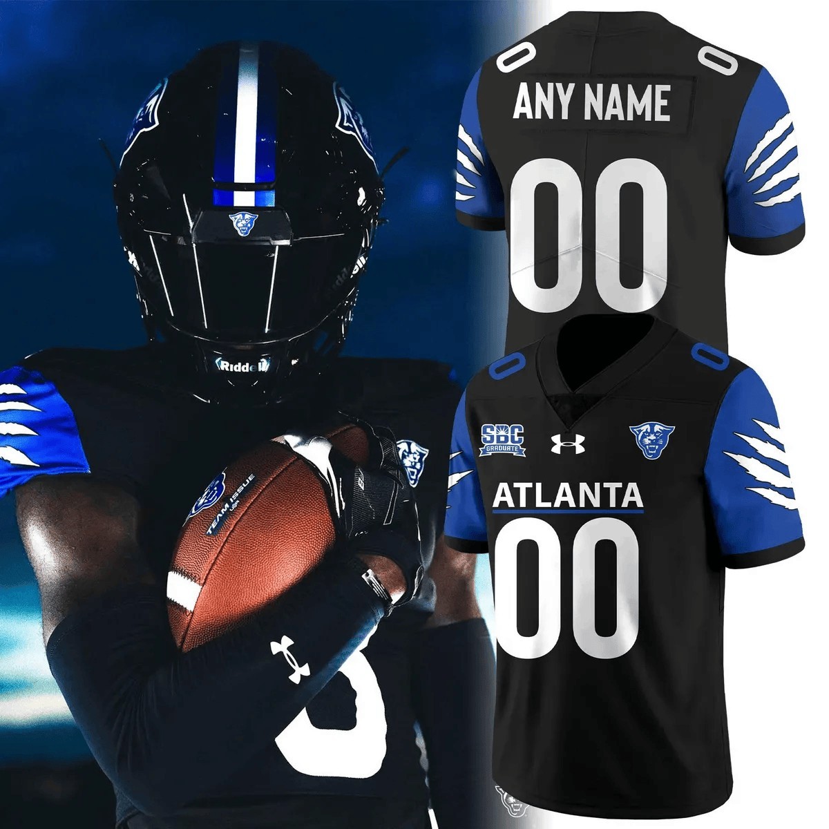 Musemora - Unisex Carolina Panthers Jersey - Football