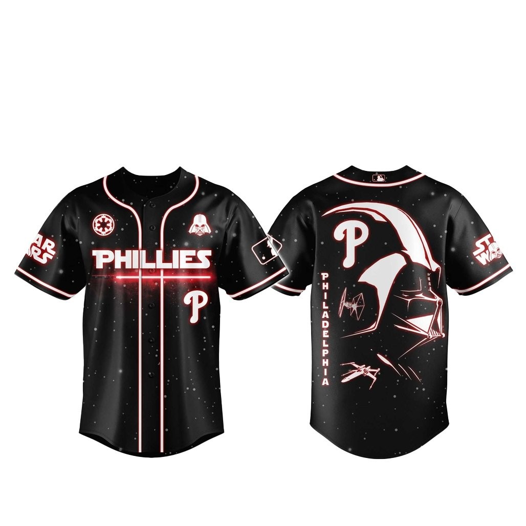 Philadelphia Phillies x Star Wars Darth Vader 2026 Baseball Jersey