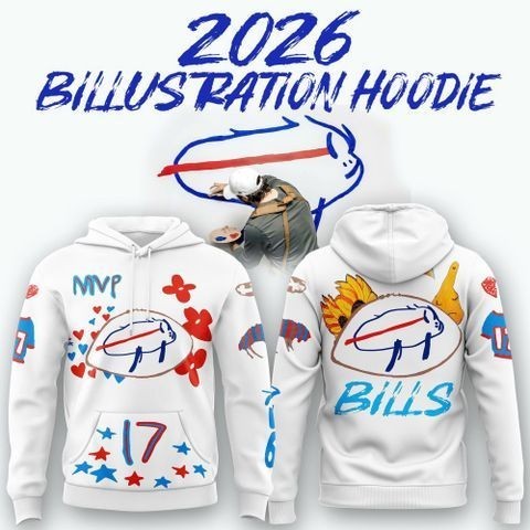 Musemora - Men's Buffalo Bills Hoodie - Game Day Football