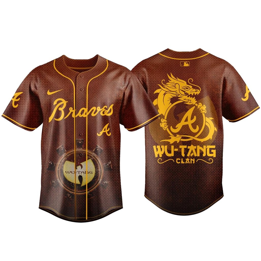 Atlanta Braves Wu-Tang Clan The Final Chamber US Tour 2026 Baseball Jersey